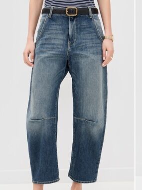Nili Lotan Relaxed Indigo Jeans